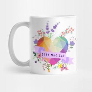 Stay Magical Heart Crystal Mug